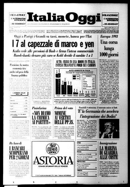 Italia oggi : quotidiano di economia finanza e politica